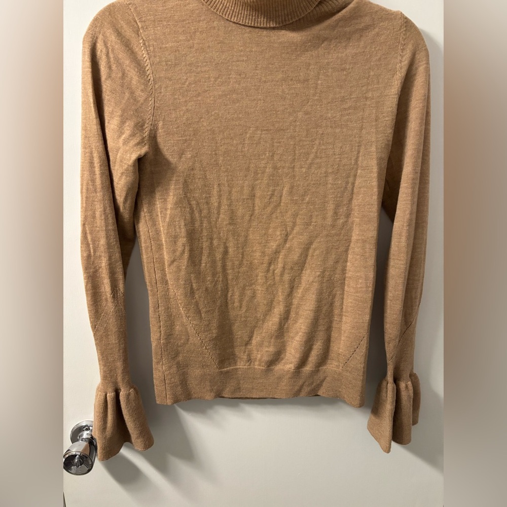 Veronica Beard Tan Turtleneck Sweater